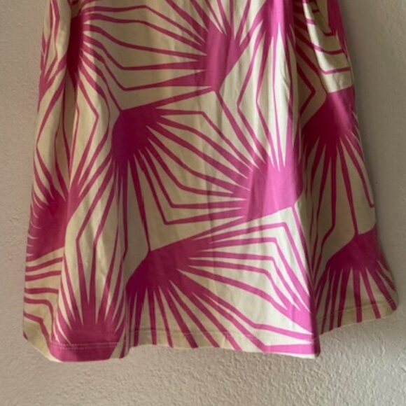 EUC FIGHTING EEL AVA SKY HONOLULU PINK PALMS WHITE TANK HAWAII GLAM LOVELY XS - Picture 3 of 15